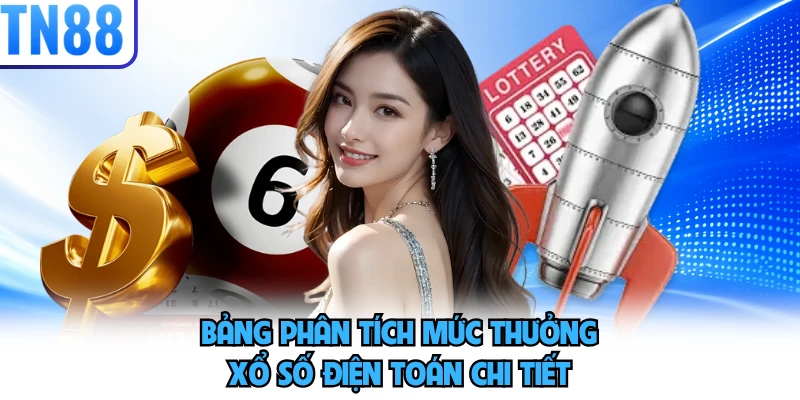 Bảng phân tích mức thưởng xổ số điện toán chi tiết