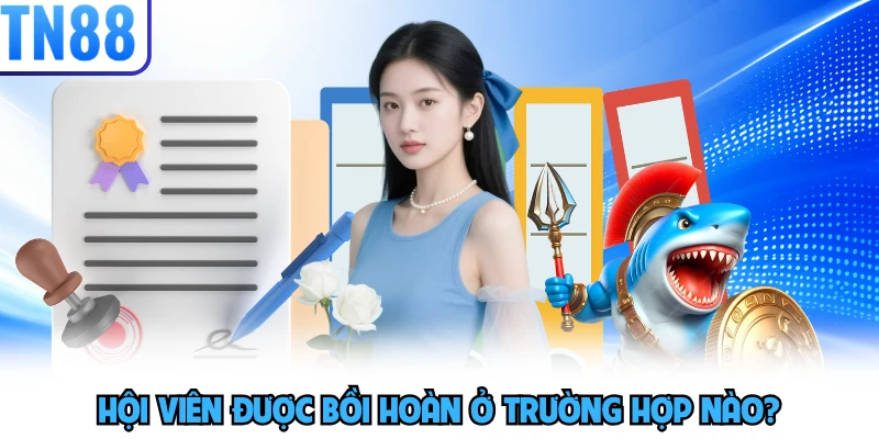 Hội viên được bồi hoàn ở trường hợp nào?